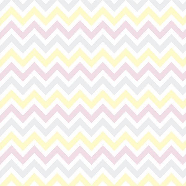 Papel Adesivo Chevron Rosa Amarelo e Azul