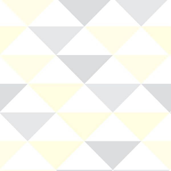 Papel Adesivo Geométrico Triangulo Degrade Amarelo