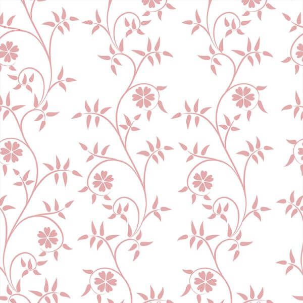 Papel Adesivo Floral Ramos Rosa