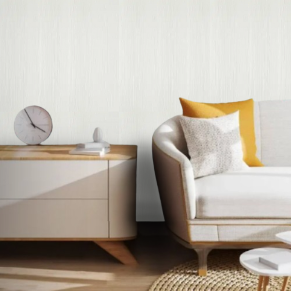 Papel de Parede Listrado Tom de Verde Claro Rolo com 10 Metros