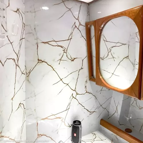 Papel Adesivo Mármore Calacata 4 Metros