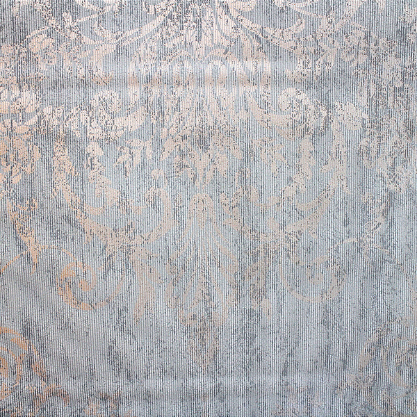 Papel de Parede Arabesco Azul Lavável 10 Metros