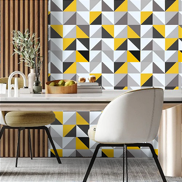 Papel Adesivo Geométrico 5 Metros