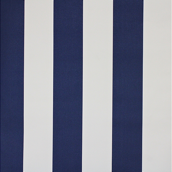 Papel de Parede Listra Azul Royal e Branco 10 Metros