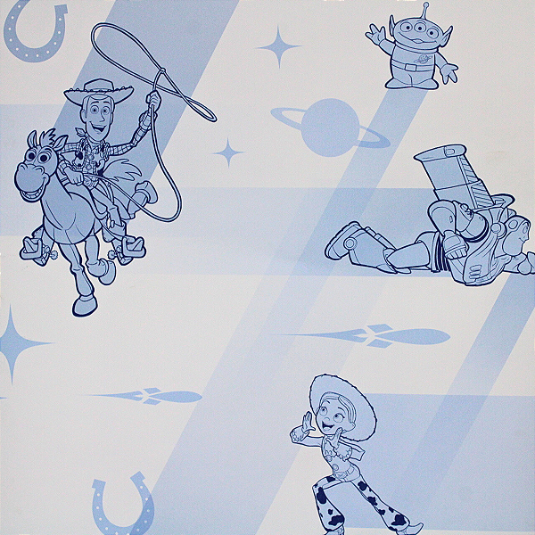 Papel de Parede Toy Story fundo Azul 10 Metros