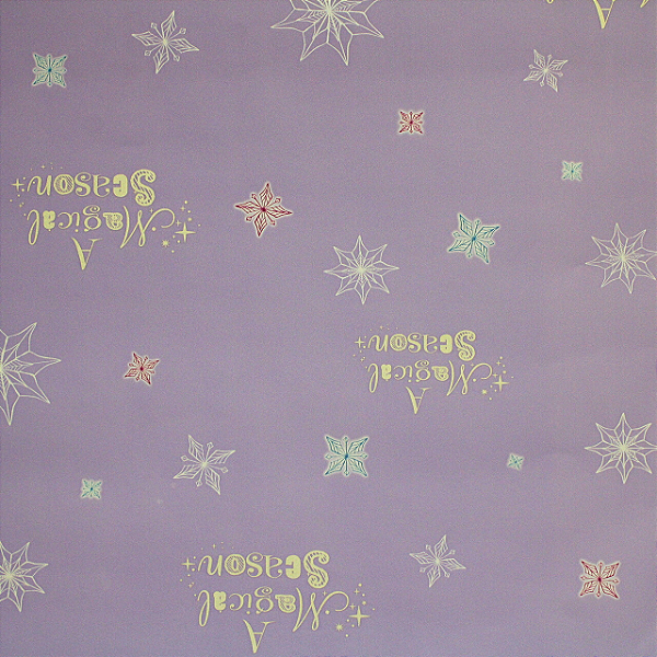 Papel de Parede Infantil Roxo 10 Metros
