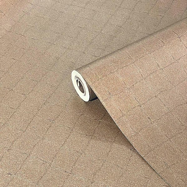 Papel de Parede Bege Escuro Super Vinílico Importado Luxo 15 Metros Lavável para Residencial e Comercial