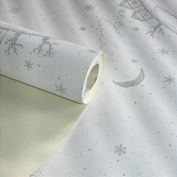 Papel de Parede Inverno Americano Importado Luxo 15 Metros Lavável para Residencial e Comercial
