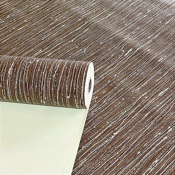 Papel de Parede efeito Ranhuras Luxo 15 Metros Texturizado e Lavável para Residencial e Comercial