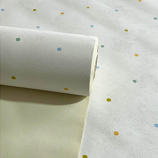 Papel de Parede Poá Importado Luxo 15 Metros Texturizado e Lavável para Residencial e Comercial
