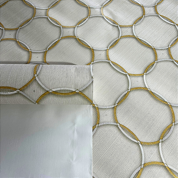 Papel de Parede Geométrico Sofisticado Importado Luxo 15 Metros Lavável para Residencial e Comercial