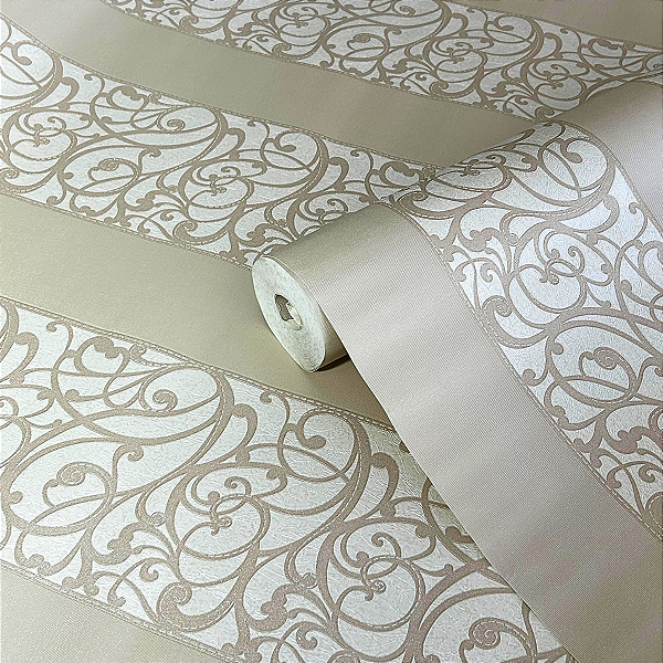 Papel de Parede Contemporâneo tom Suave Importado Luxo 15 Metros Lavável para Residencial e Comercial