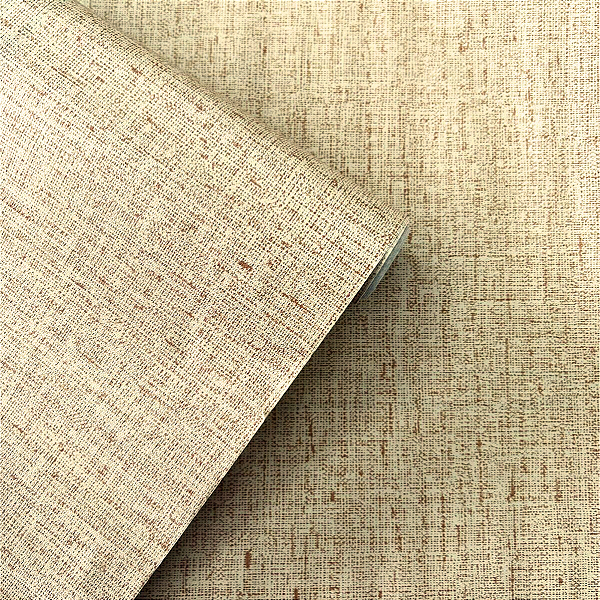 Papel de Parede Adesivo Linho Marrom Importado Vinílico Ideal P/ Quarto Sala Escritório 5MX45CM