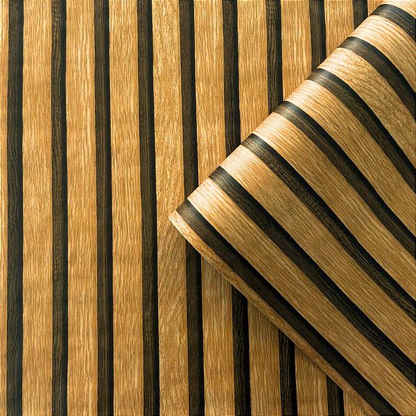 Papel de Parede Auto Adesivo Ripado Impermeável Vinílico Produto Importado 5MX45CM