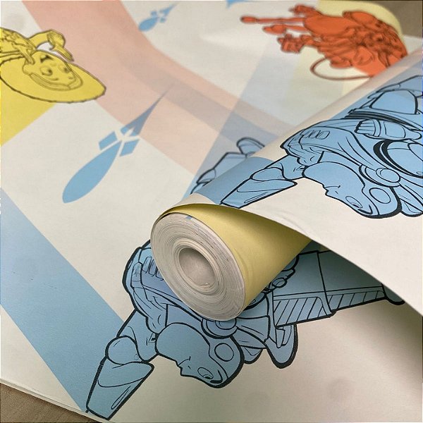 3 POR 150,00 Papel de Parede Toy Story Importado, Vinilico , Lavavel 10 Metros