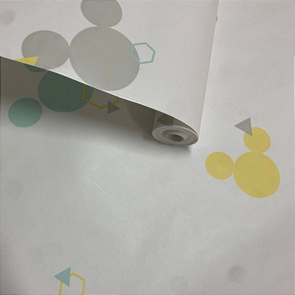Papel de Parede Mickey Colorido Importado, Vinilico , Lavavel 10 Metros