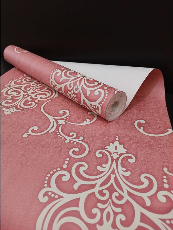 Papel de Parede Xadrez com Rosa 10 Metros - Papel de Parede Importado em  Oferta