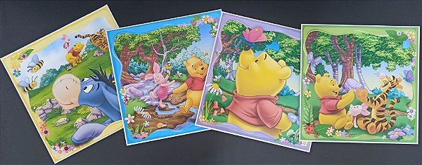 Quadro Adesivo Disney Turma do Pooh