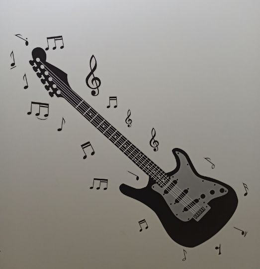 Adesivo Stickers Musical - Guitarra