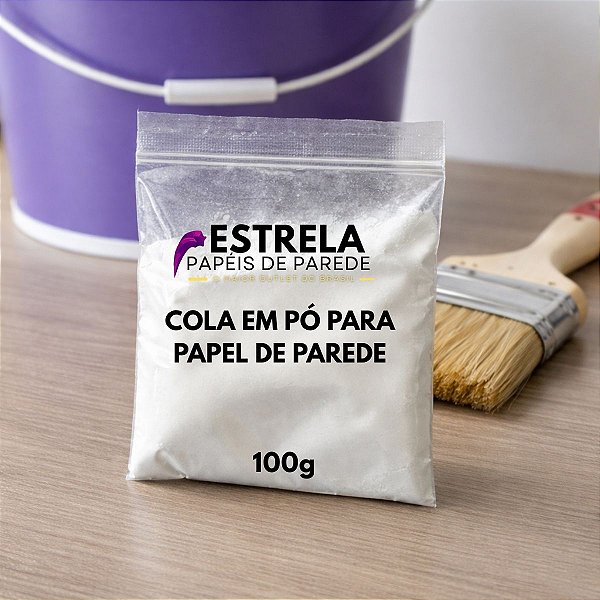Cola Em Pó Para Papel de Parede Orgânica Sem Cheiro - 100G