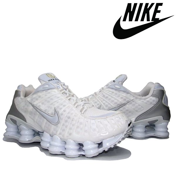 nike shox 12 molas branco