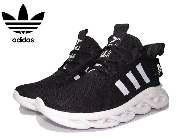 adidas masculino preto e branco