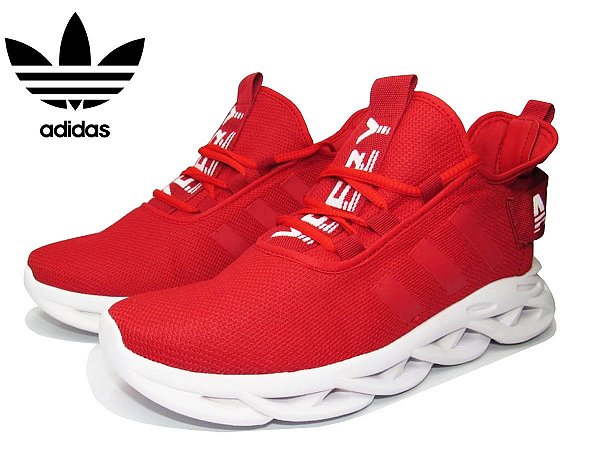 tênis da adidas vermelho