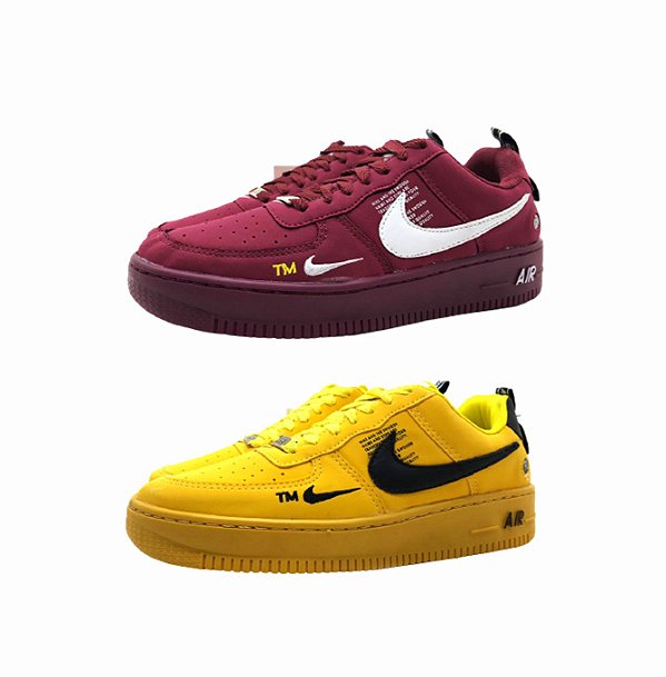 nike air force bordo