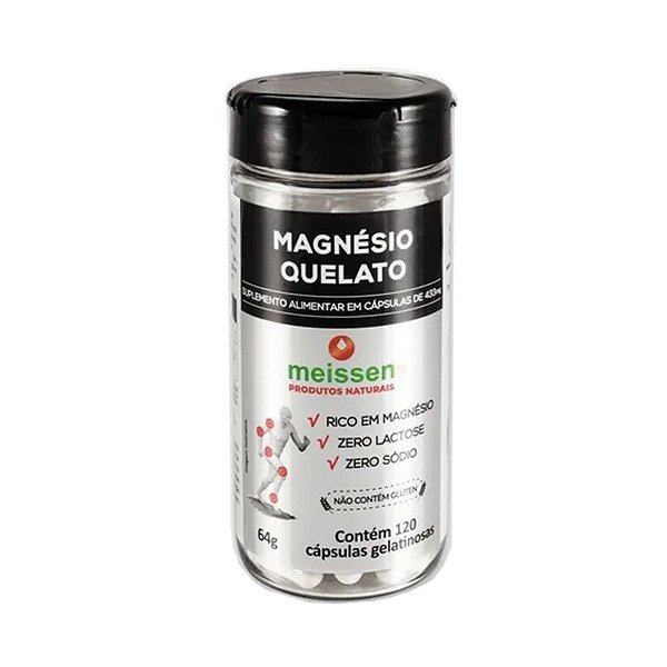 Magnésio Quelato 120 CPS - Meissen