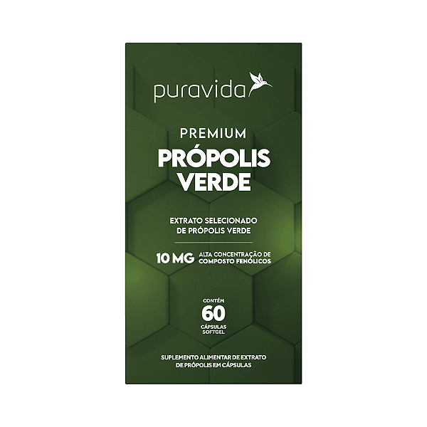 Própolis Verde Premium 60 capsulas - Pura vida