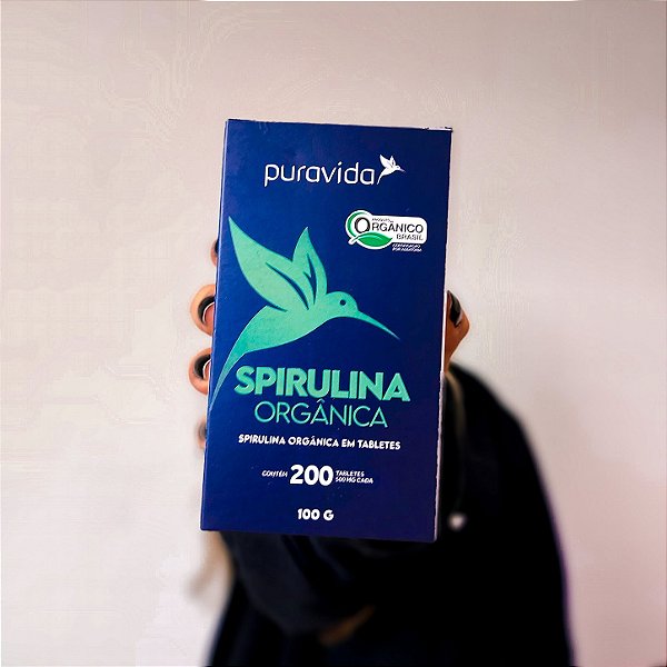 Spirulina Premium 200 Tabletes - Pura Vida