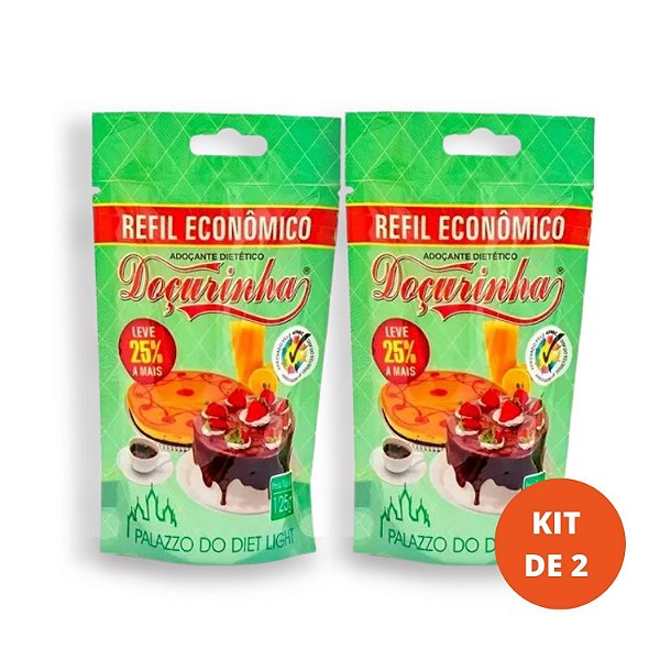 KIT 2 ADOÇANTE DOÇURINHA REFIL 125G