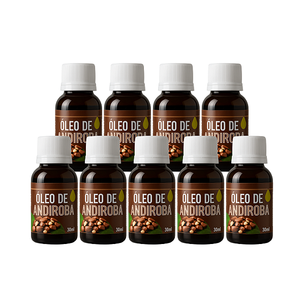 KIT 9 - Óleo Vegetal de Andiroba 30ml - E.P.A Naturais