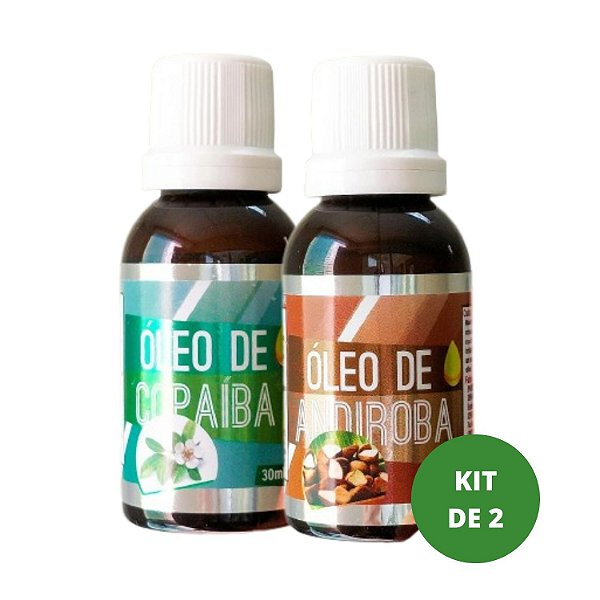 KIT Óleo Vegetal de Andiroba + Óleo Vegetal de Copaiba - E.P.A Naturais