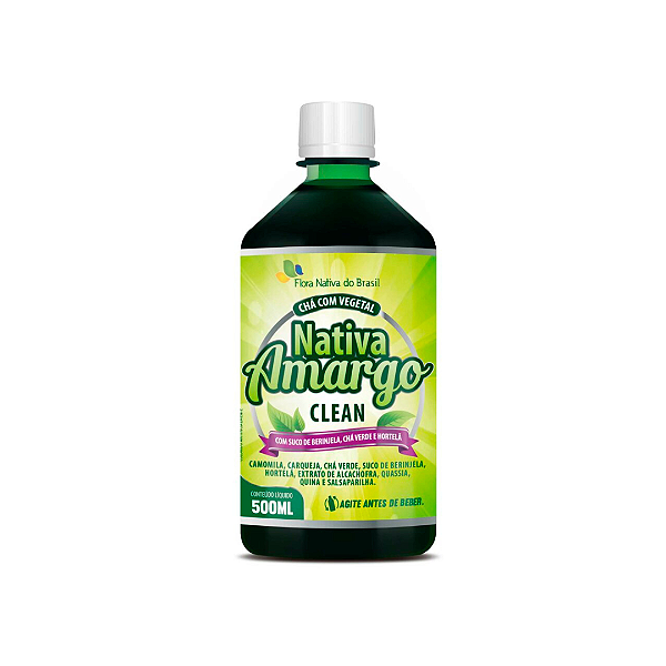 Nativa Amargo Clean (Chá Amargo) 500ml - Flora Nativa