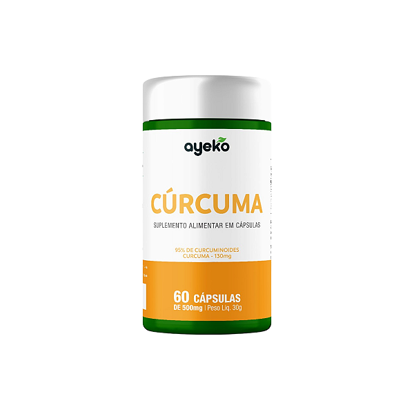 Curcuma 95% (Curcumina Pura) 500mg 60caps - Ayeko