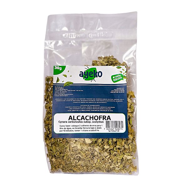 Chá de Alcachofra (Cynara Cardunculus Subsp. Scolymus) 30g - Ayeko