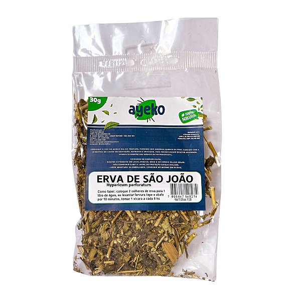 Chá de Erva de São João (Hypericum Perforatum) 30g - Ayeko