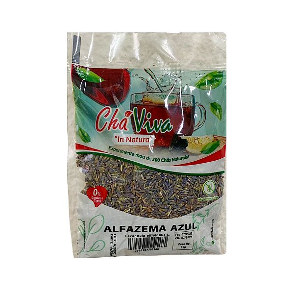 Chá de Alfazema Azul 30g (Lavandula oOfficinallis)