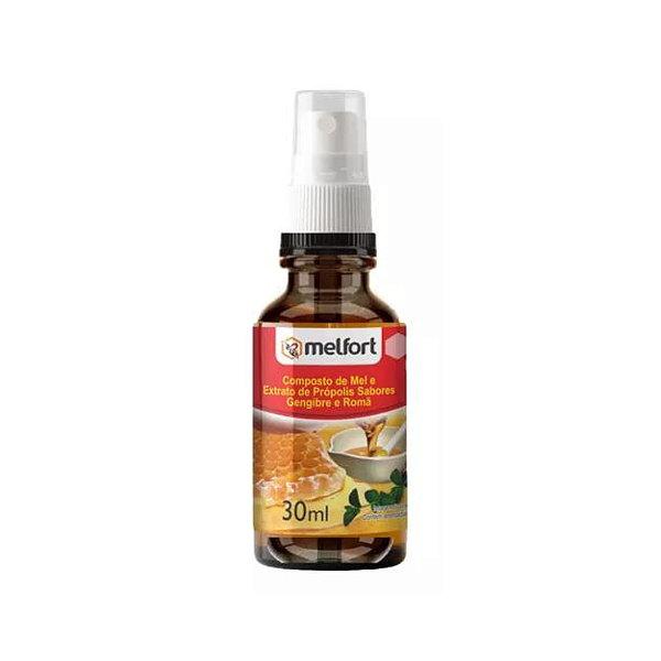 Spray de Própolis Gengibre e Romã 30ml - Melfort