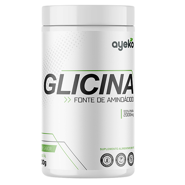 Glicina 100% Pura em Pó 500g - Ayeko