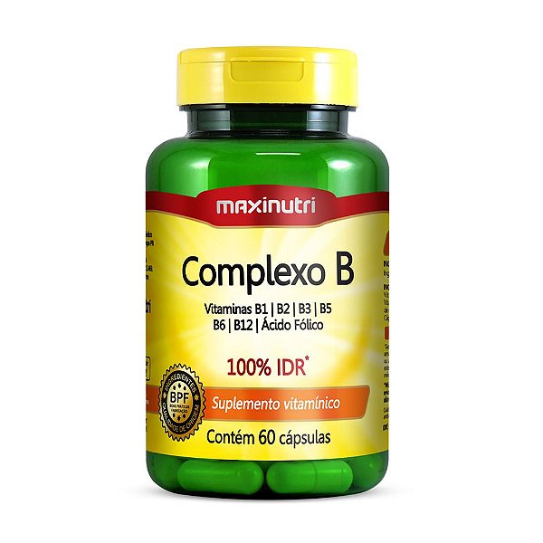 Complexo B 60 caps - Maxinutri