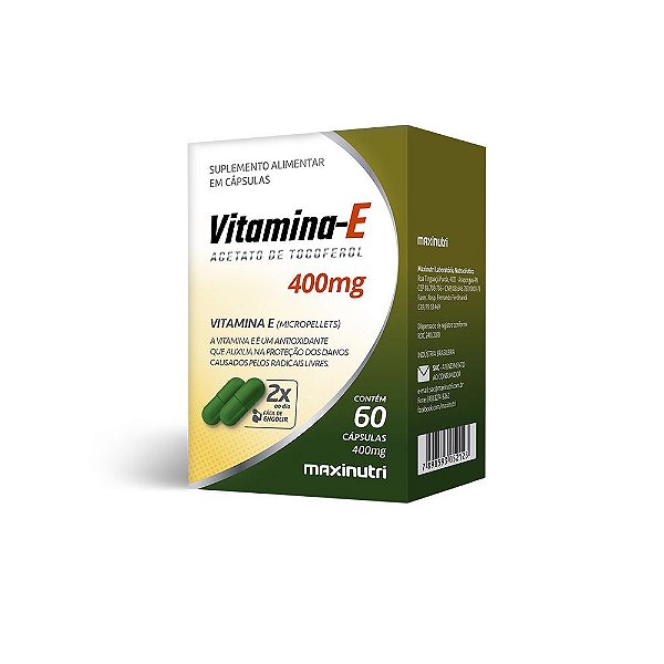 Vitamina E 60 caps - Maxinutri