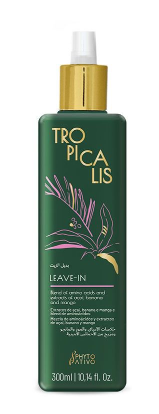 Leave-in TROPICALIS 300ml | Com Extratos de frutas e Blend de Aminoácidos | Phyto Ativo