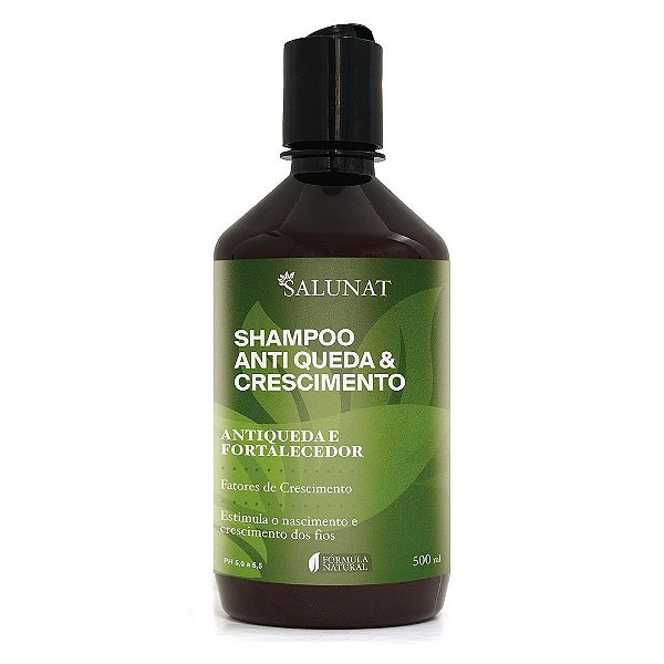 Shampoo Anti queda & Crescimento 500ml | Com Fatores de Crescimento | Salunat