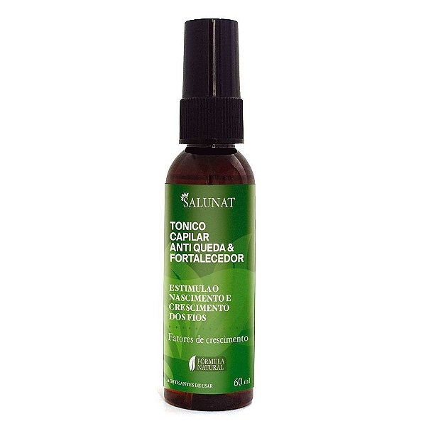 Tônico Anti queda & Fortalecedor 60ml | Com Fatores de Crescimento | Salunat
