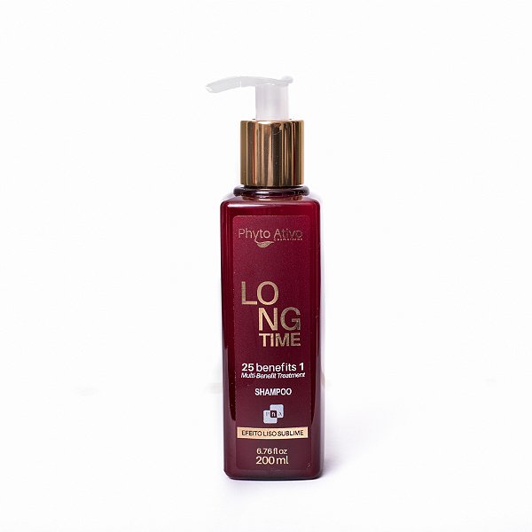 Shampoo LONG TIME 300ml | Nutrição Bio-Tecnológica | Phyto Ativo