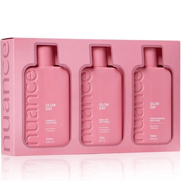 Box Glow Day | Crescimento e Brilho Intenso | Nuance Professional