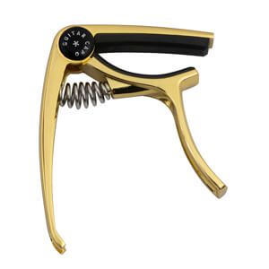 Capotraste para Ukulele Metálico - Cor Dourado