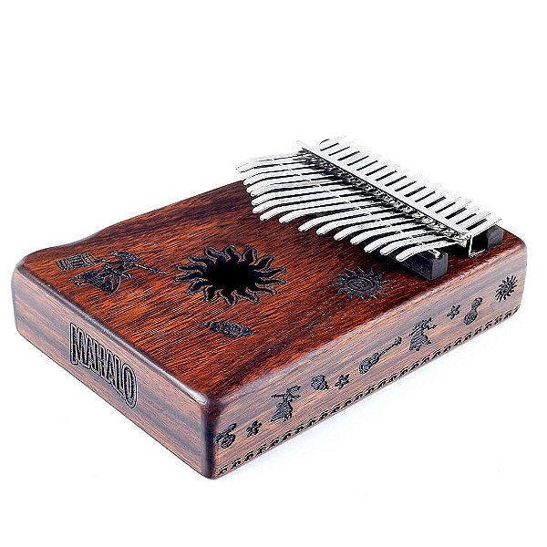 KALIMBA MAHALO TROPICAL -  17 TECLAS COM BAG
